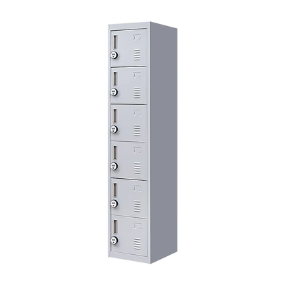 6-Door Locker for Office Gym Shed School Home Storage - Mekamart Australia
