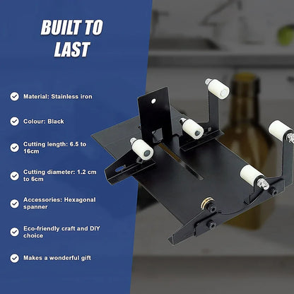 Glass Bottle Cutter Cutting Tool Upgrade Version Square & Round Bottle Cutter - Mekamart Australia