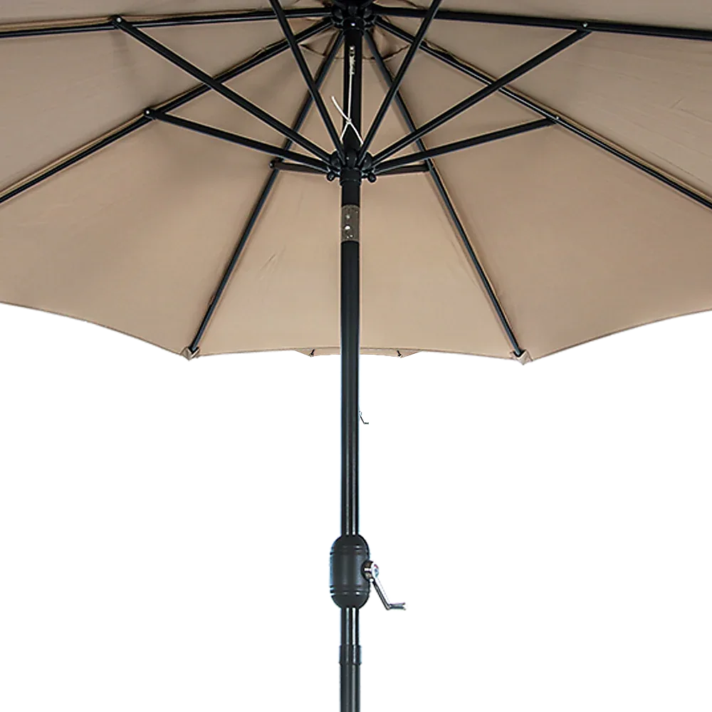 9FT Patio Umbrella Outdoor Garden Table Umbrella with 8 Sturdy Ribs - Mekamart Australia