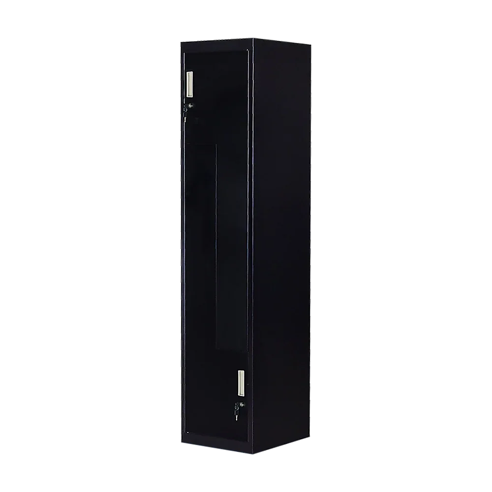 Black Two-Door L-shaped Office Gym Shed Storage Lockers - Mekamart Australia