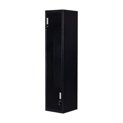Black Two-Door L-shaped Office Gym Shed Storage Lockers - Mekamart Australia