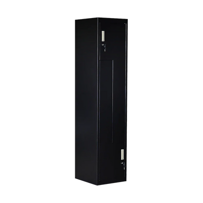 Black Two-Door L-shaped Office Gym Shed Storage Lockers - Mekamart Australia