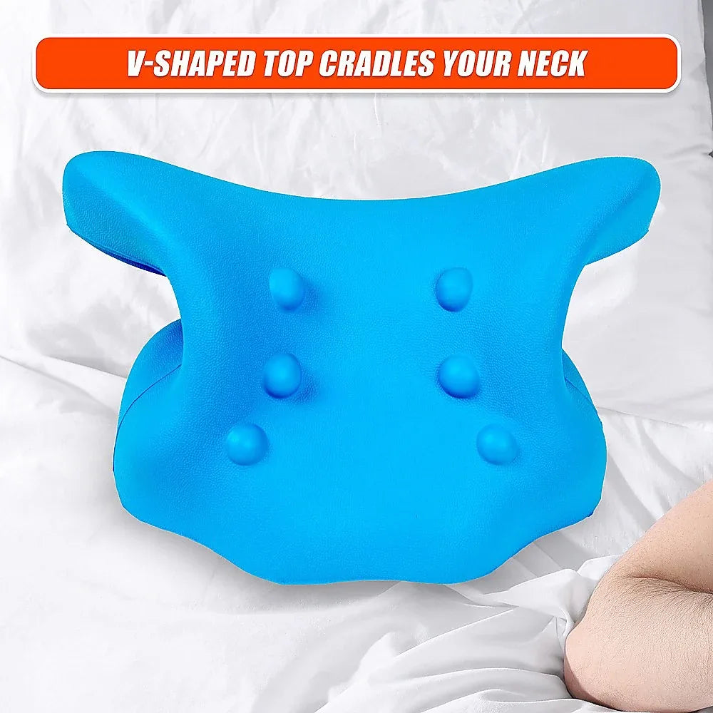 Neck Traction Pillow Rest Cloud Support Neck Stretcher - Mekamart Australia