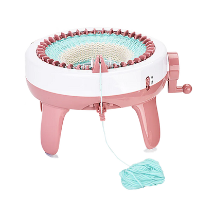 DIY Knitting Machine Smart Weaving Knit Rotating Kids Toy Scarf Sock Hat Gift - Mekamart Australia