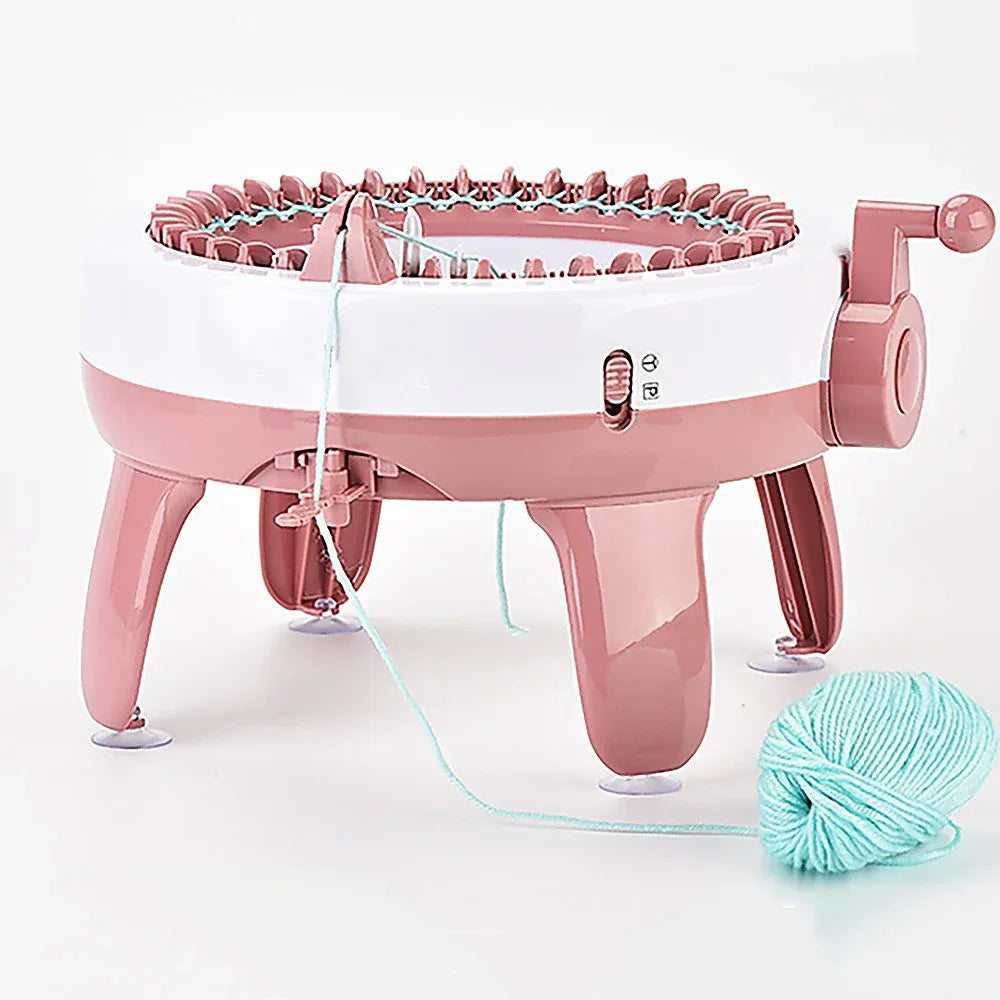 DIY Knitting Machine Smart Weaving Knit Rotating Kids Toy Scarf Sock Hat Gift - Mekamart Australia