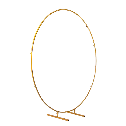 2M Wedding Hoop Round Circle Arch Backdrop Flower Display Stand Frame Background - Mekamart Australia