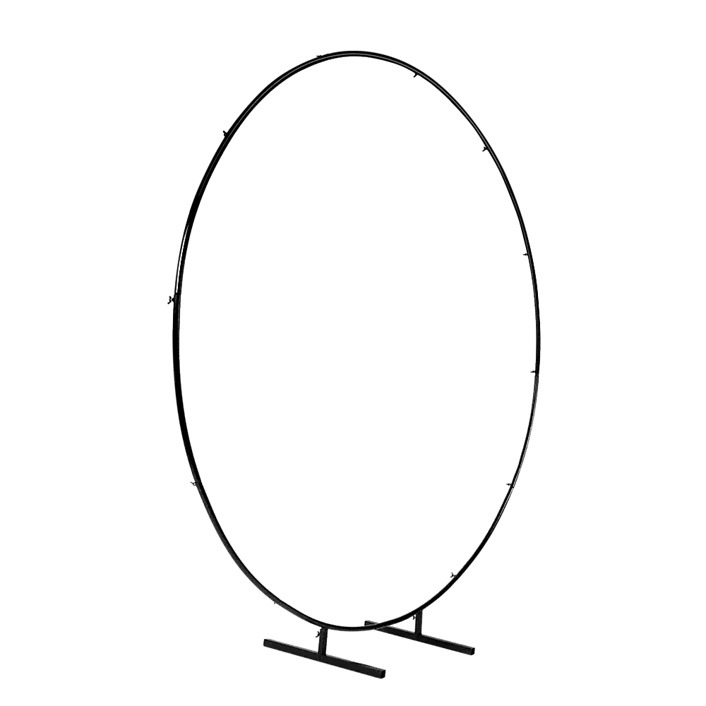 2M Wedding Hoop Round Circle Arch Backdrop Flower Display Stand Frame Background - Mekamart Australia