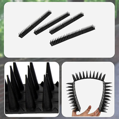12pc Bird Spikes Human Cat Possum Mouse Pest Control Spiked Fence Wall Deterrent - Mekamart Australia