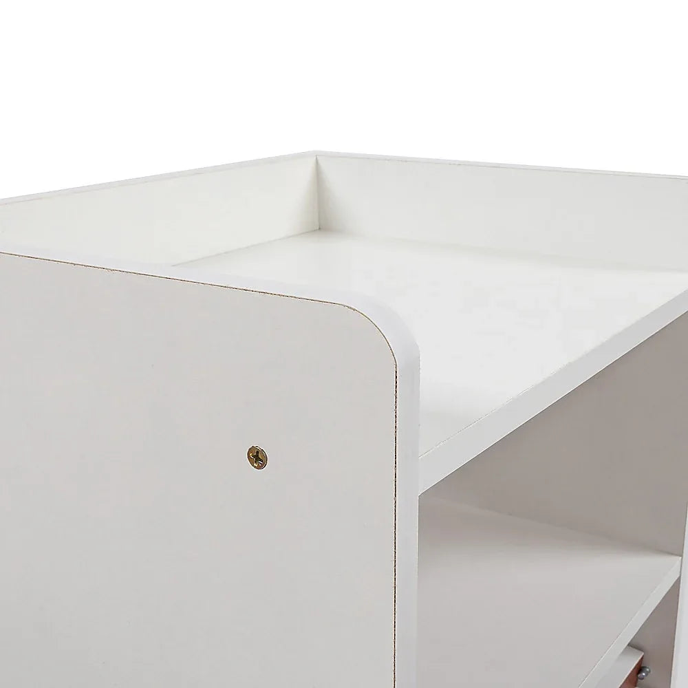 Bedside Tables Drawers Side Table Bedroom Furniture Nightstand White Unit - Mekamart Australia