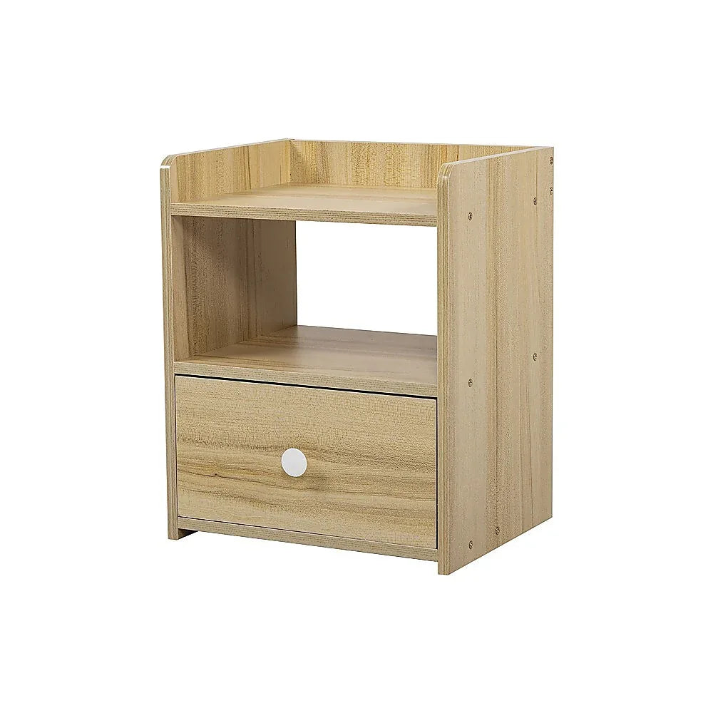 Bedside Tables Drawers Side Table Bedroom Furniture Nightstand Wood Unit - Mekamart Australia