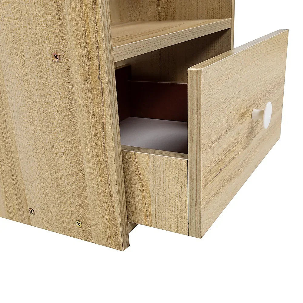 Bedside Tables Drawers Side Table Bedroom Furniture Nightstand Wood Unit - Mekamart Australia