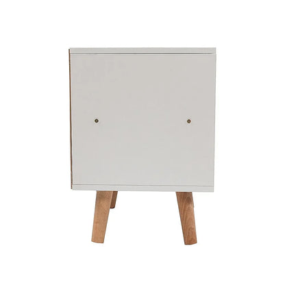 Bedside Tables Drawers Side Table Nightstand White Storage Cabinet Wood - Mekamart Australia