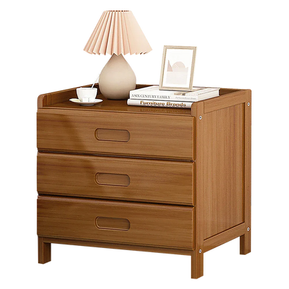 Bamboo Bedside Table Nightstand Storage Bedroom Sofa Side Stand - Mekamart Australia
