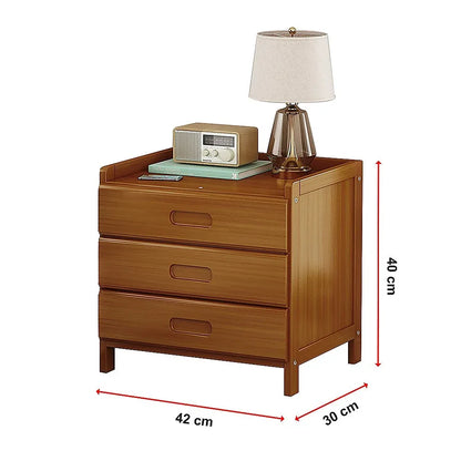 Bamboo Bedside Table Nightstand Storage Bedroom Sofa Side Stand - Mekamart Australia