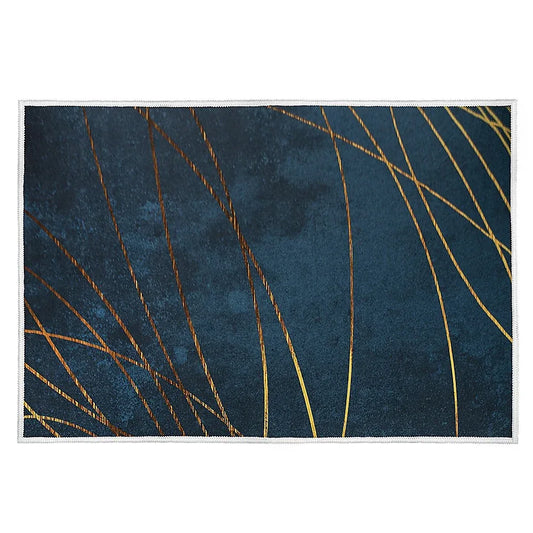 200x300cm Large Floor Teal Blue Rug – Modern Area Carpet for Bedroom & Lounge - Mekamart Australia