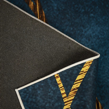 200x300cm Large Floor Teal Blue Rug – Modern Area Carpet for Bedroom & Lounge - Mekamart Australia