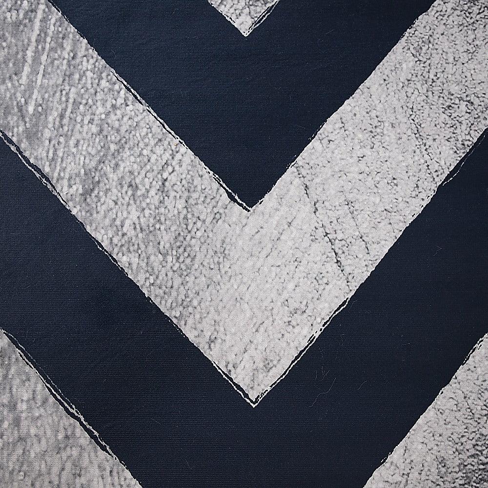 200x300cm Large Floor Blue Chevron Stripes Rug – Modern Area Carpet for Bedroom & Lounge - Mekamart Australia
