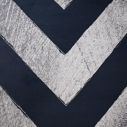 200x300cm Large Floor Blue Chevron Stripes Rug – Modern Area Carpet for Bedroom & Lounge - Mekamart Australia