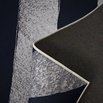 200x300cm Large Floor Blue Chevron Stripes Rug – Modern Area Carpet for Bedroom & Lounge - Mekamart Australia