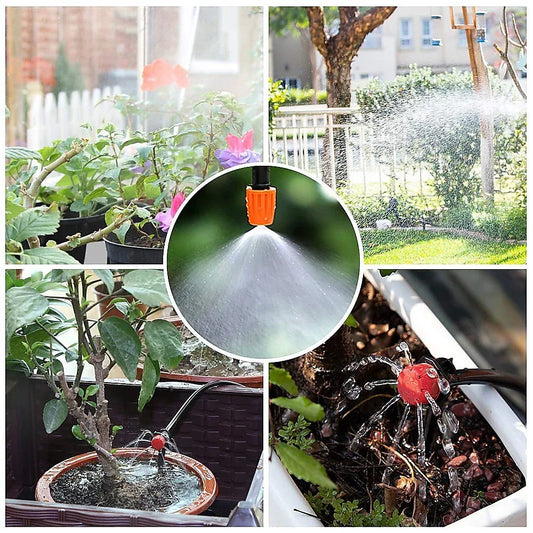 Drip Irrigation System Plant Self Garden Watering Hose Spray Kit - Mekamart Australia
