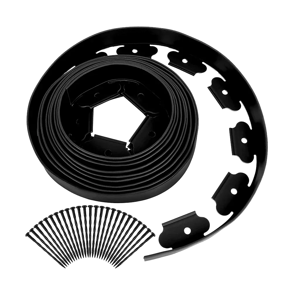 Landscape No Dig Lawn Garden Edging Kit 10m Flexible Durable Border Paver - Mekamart Australia