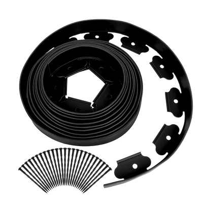 Landscape No Dig Lawn Garden Edging Kit 10m Flexible Durable Border Paver - Mekamart Australia