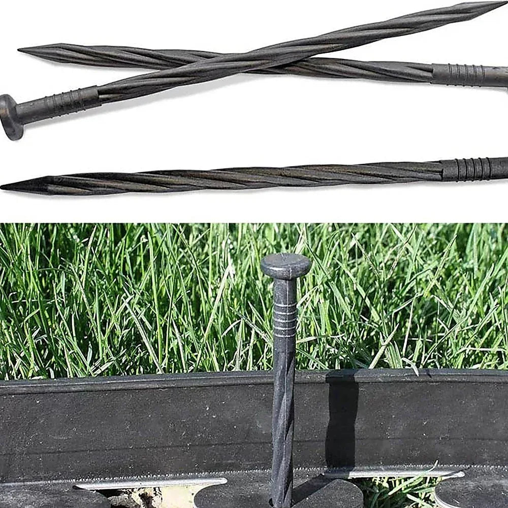 Landscape No Dig Lawn Garden Edging Kit 10m Flexible Durable Border Paver - Mekamart Australia