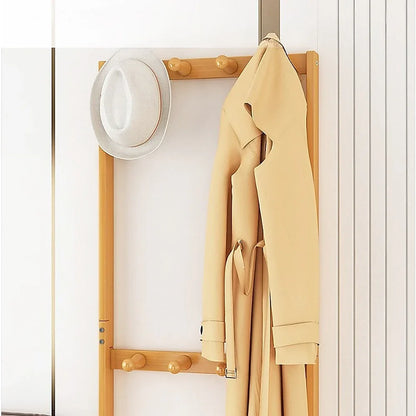 42x165cm Wooden Hall Stand Modern Style Minimalist Home Floor Coat Rack with Drawer - Mekamart Australia