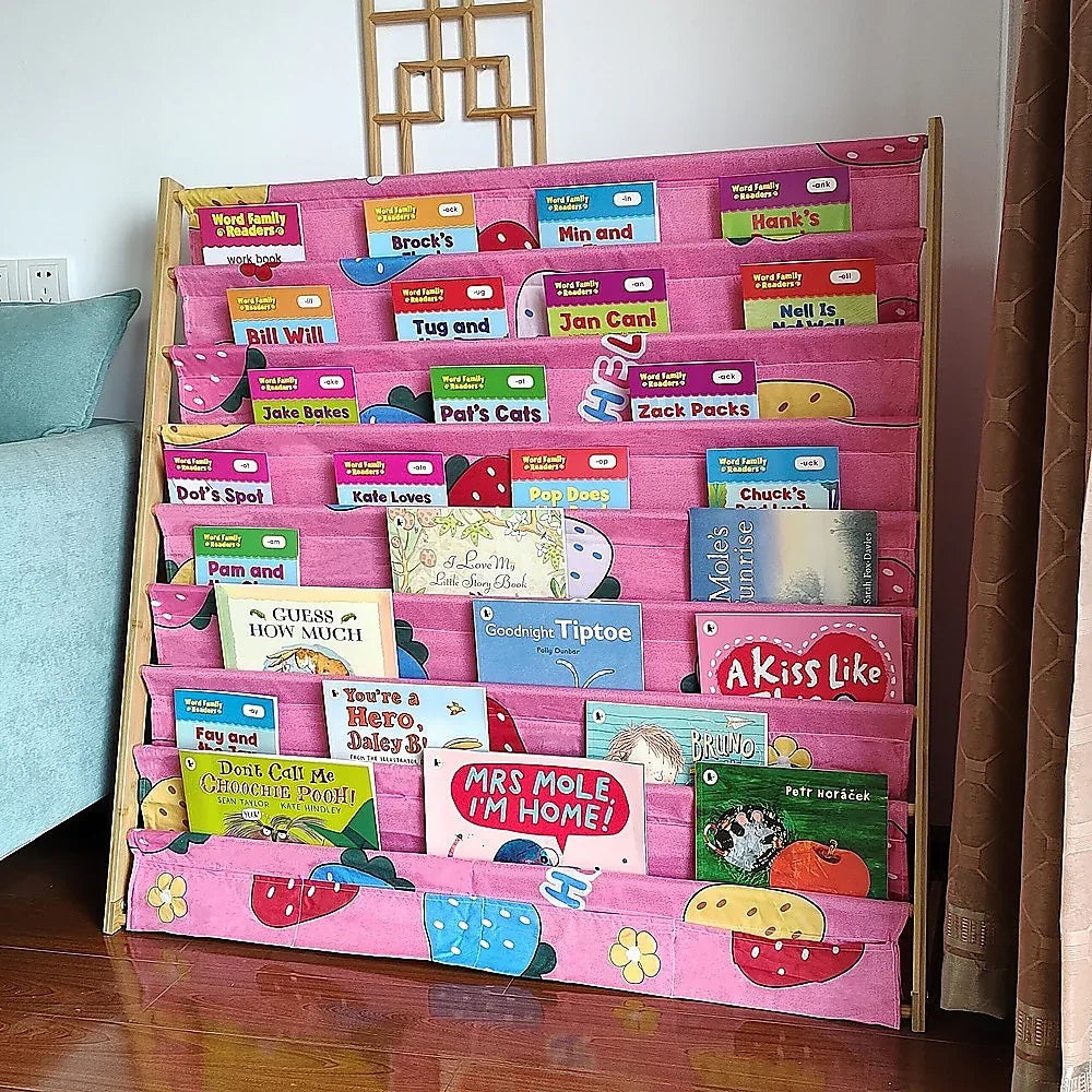 Children's Bookshelf Bookcase Magazine Rack Home Storage - Mekamart Australia