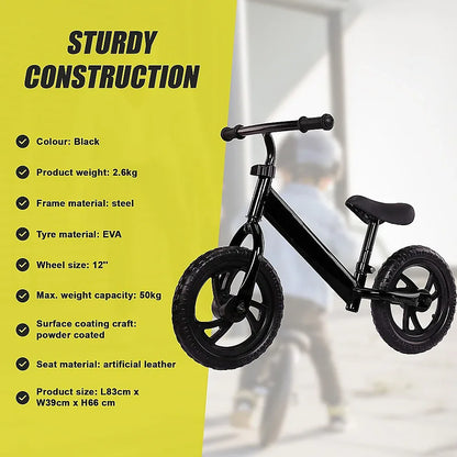 Kids Balance Bike Ride On Toys Push Bicycle Wheels - Mekamart Australia