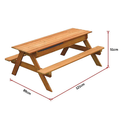 Sand & Water Wooden Picnic Table - Mekamart Australia