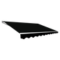 Outdoor Folding Arm Awning Retractable Sunshade Canopy Black 4.0m x 3.0m - Mekamart Australia