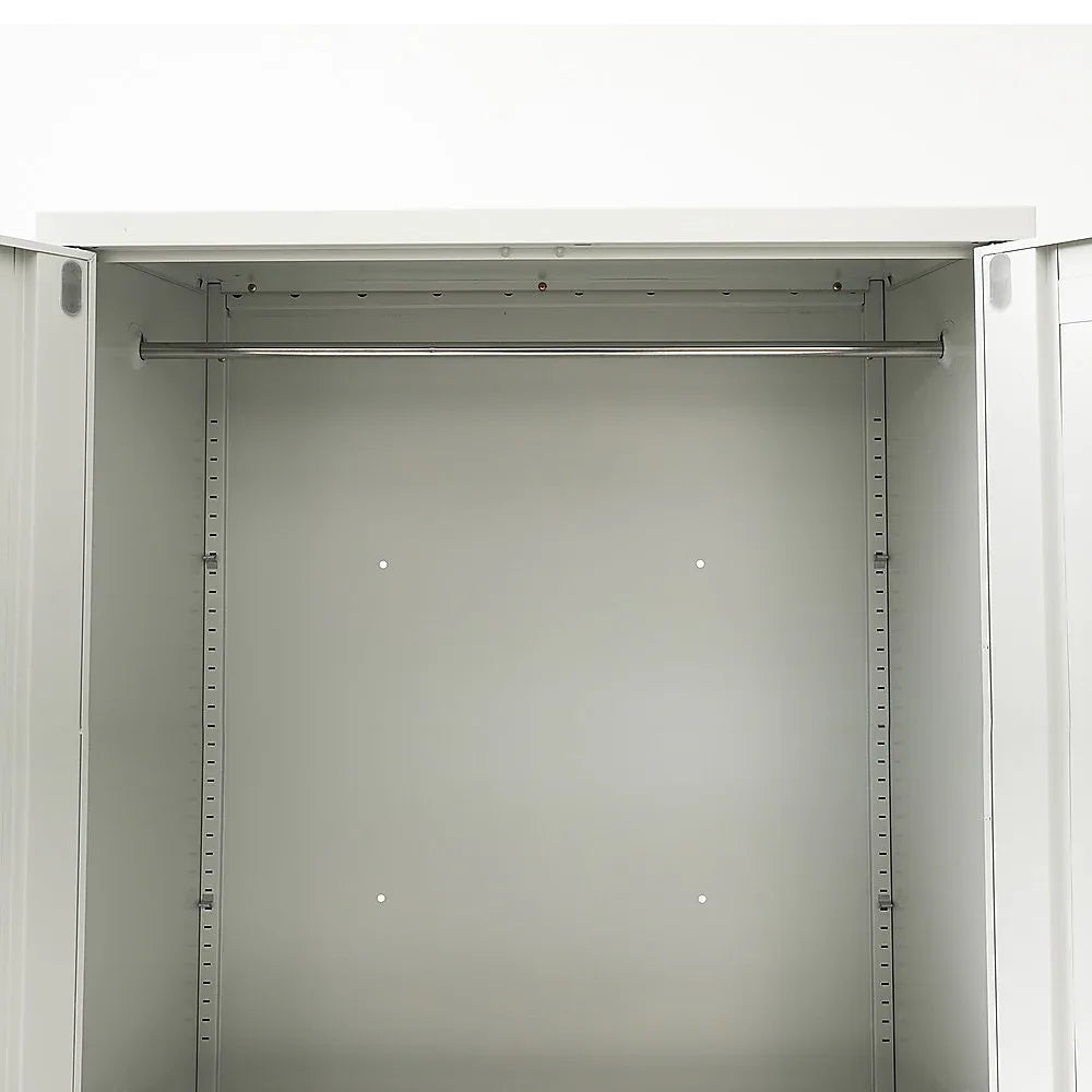 Two-Door Metal Cabinet Shelf Storage for Home Office Gym - Mekamart Australia