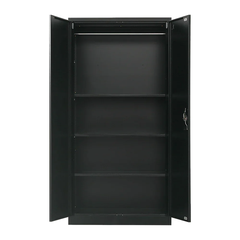 Two-Door Metal Cabinet Shelf Storage for Home Office Gym - Mekamart Australia