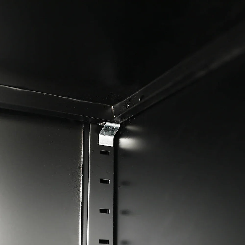 Single-Door Metal Tall Cabinet Shelf Storage for Home Office Gym - Mekamart Australia