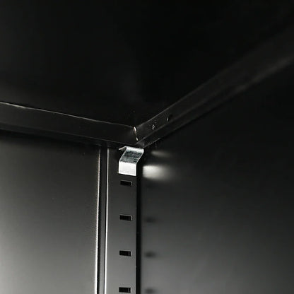 Single-Door Metal Tall Cabinet Shelf Storage for Home Office Gym - Mekamart Australia