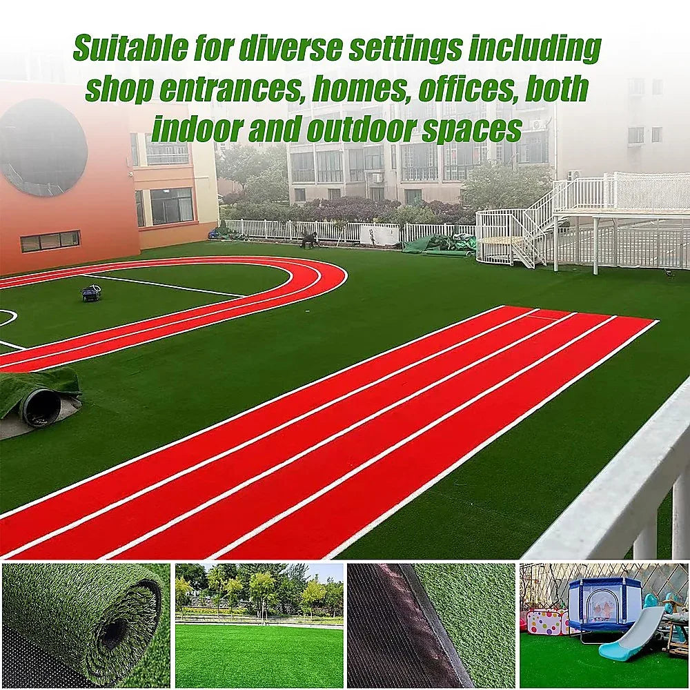 200cm x 250cm Lawn Turf Artificial Grass Mat Carpet Fake Synthetic Garden Landscape - Mekamart Australia