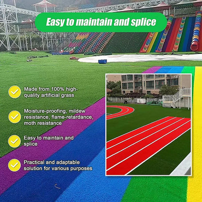 200cm x 250cm Lawn Turf Artificial Grass Mat Carpet Fake Synthetic Garden Landscape - Mekamart Australia