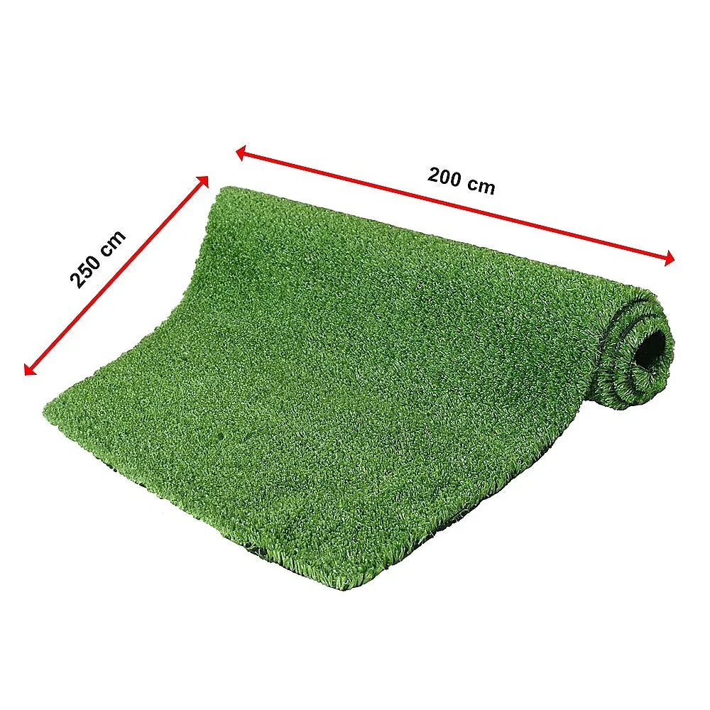 200cm x 250cm Lawn Turf Artificial Grass Mat Carpet Fake Synthetic Garden Landscape - Mekamart Australia