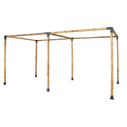 Roof Pergola Gazebo Shed Matte Black Steel Brackets DIY Kits - Mekamart Australia