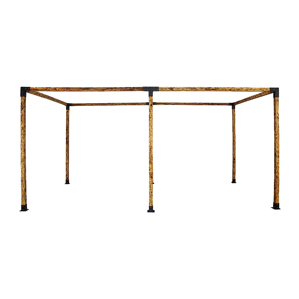 Roof Pergola Gazebo Shed Matte Black Steel Brackets DIY Kits - Mekamart Australia