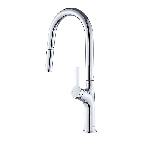 Kitchen Laundry Bathroom Basin Sink Pull Out Mixer Tap Faucet in Chrome - Mekamart Australia
