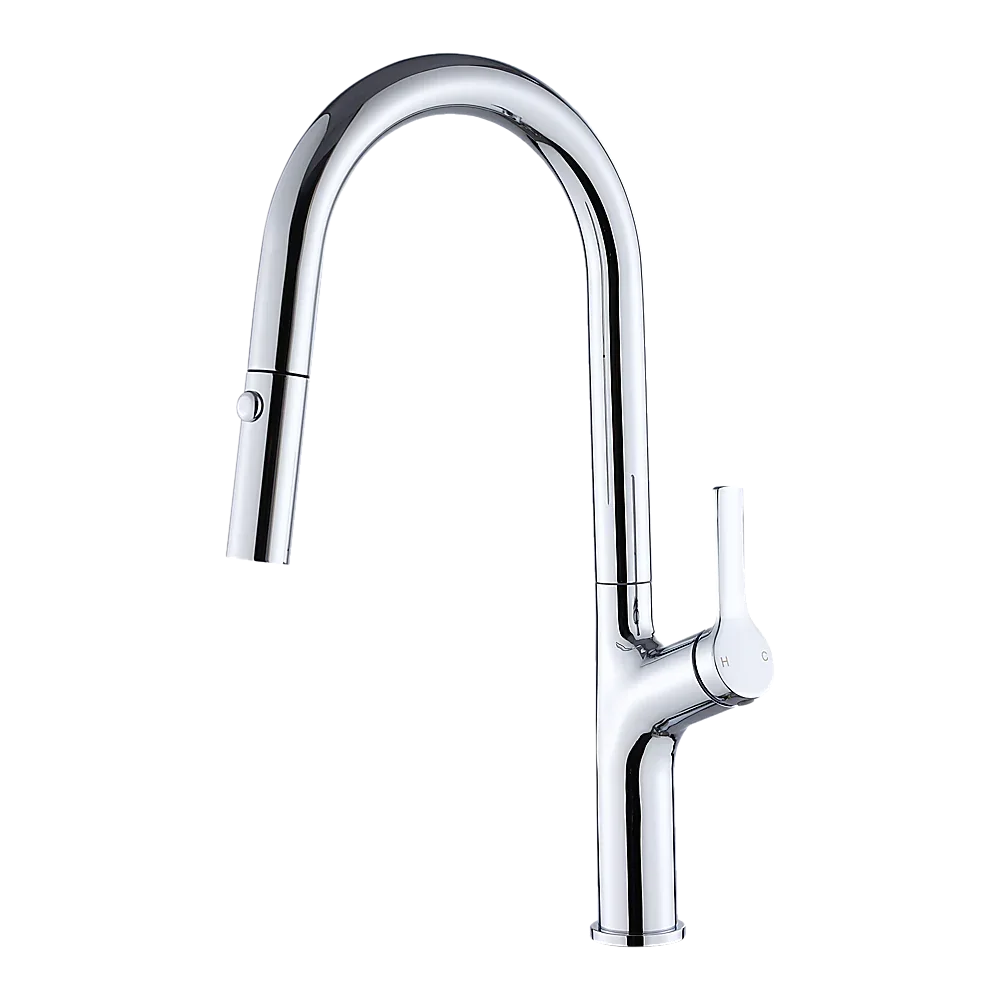 Kitchen Laundry Bathroom Basin Sink Pull Out Mixer Tap Faucet in Chrome - Mekamart Australia