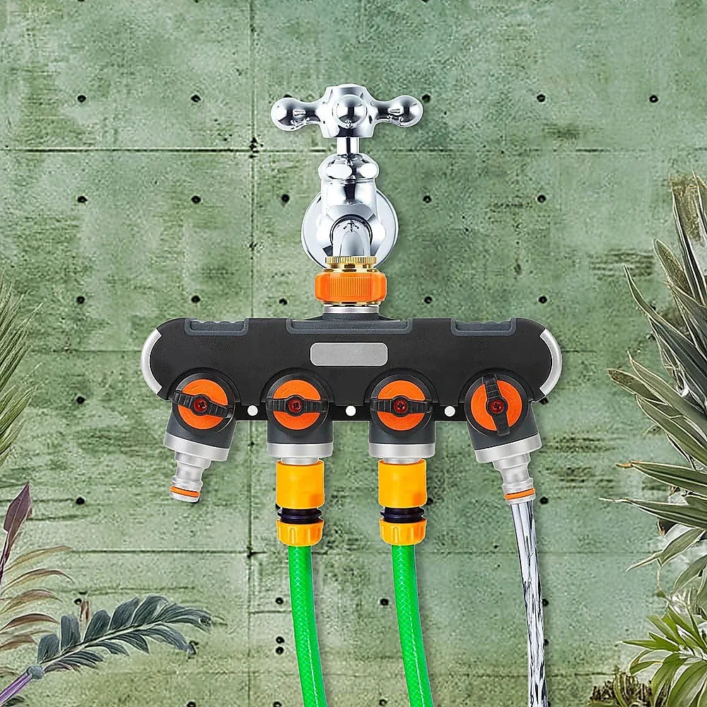 4-Way Water Distributor Garden Irrigation - Mekamart Australia