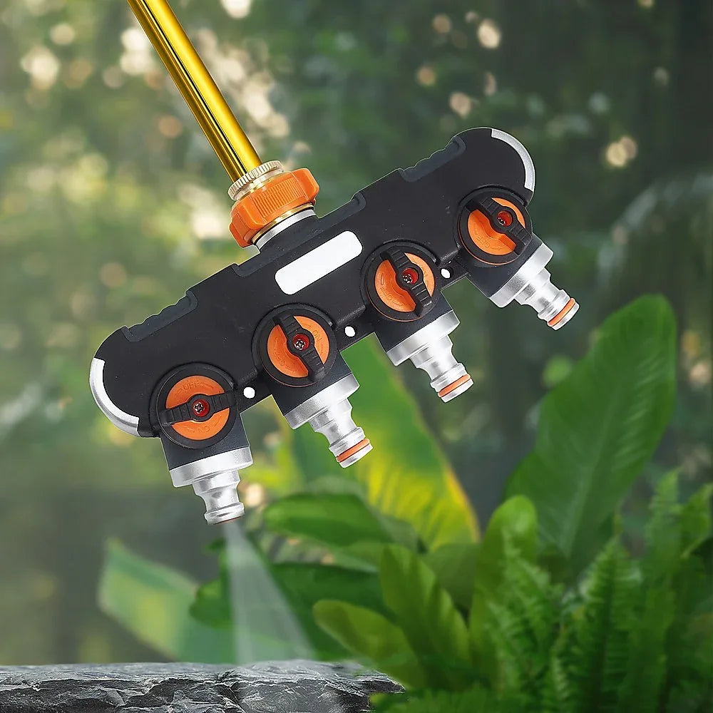 4-Way Water Distributor Garden Irrigation - Mekamart Australia