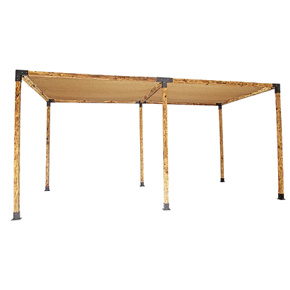 Roof Pergola Gazebo Shed Matte Black Steel Brackets and Coffee Screen DIY Kits - Mekamart Australia