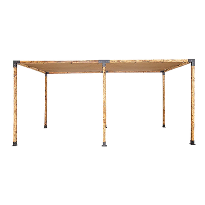 Roof Pergola Gazebo Shed Matte Black Steel Brackets and Coffee Screen DIY Kits - Mekamart Australia