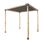 Roof Pergola Gazebo Shed Matte Black Steel Brackets and Black Screen DIY Kits - Mekamart Australia