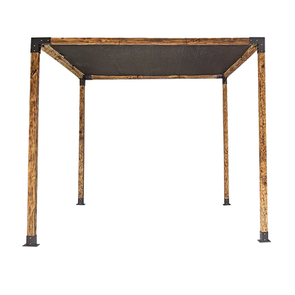 Roof Pergola Gazebo Shed Matte Black Steel Brackets and Black Screen DIY Kits - Mekamart Australia