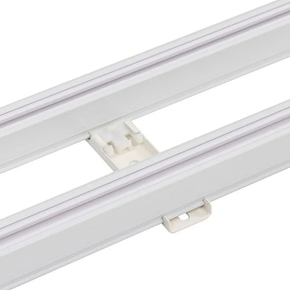 1.5m Double Curtain Tracks Aluminium Rail & Brackets For Both Curtain and Sheer with ceiling and wall accessories - Mekamart Australia